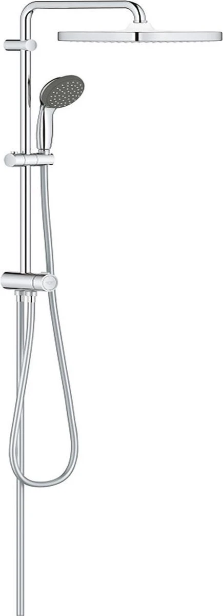 GROHE QuickFix Vitalio Start 250 Regendouche - □ 25 Cm - Vierkant - Zonder Kraan - Chroom