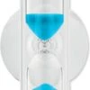 Merkloos Douchetimer - Douchewekker - Doucheklok - Showertimer - Met Zuignap - Waterbesparende - Zandloper - 4 Minuten - Blauw