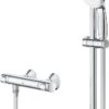 GROHE Precision Flow Thermostatische Douchekraan Met Douchegarnituur - EcoJoy® - 15cm - 34841000