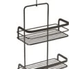 Tomado - Metaltex - Origin Line - Doucherek Met Haak - 23x12x38/47cm - Zwart