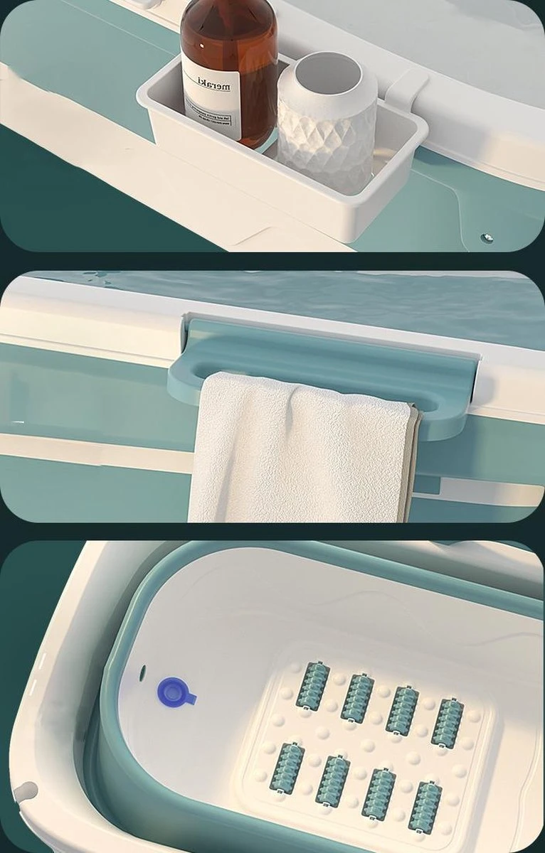 Foresta Volwassenen Zitbad XXL 150CM - Plastic Badkuip - Lime - Afbeelding 5