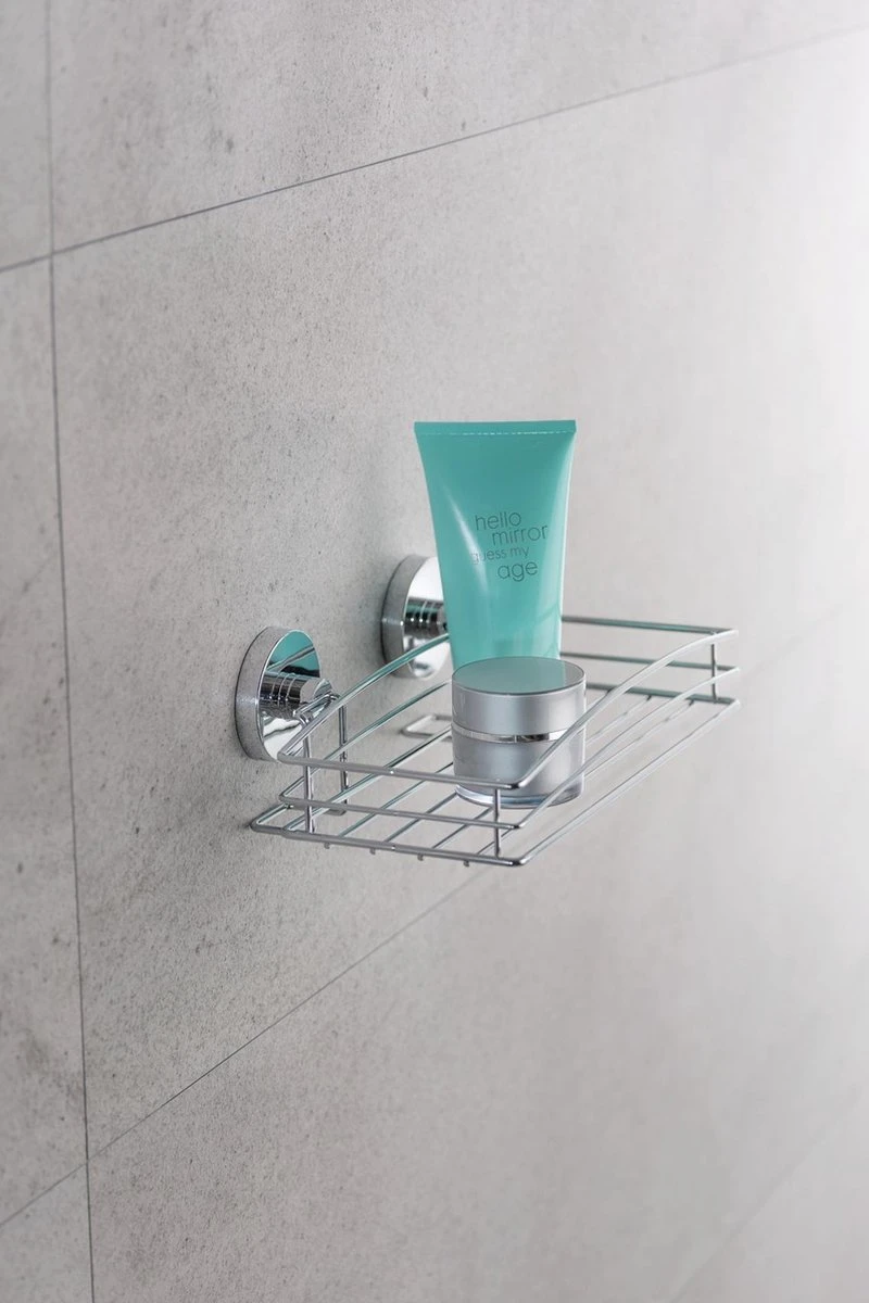 WENKO Vacuum-Loc Doucherek Chroom - Bevestigen Zonder Boren - Afbeelding 5