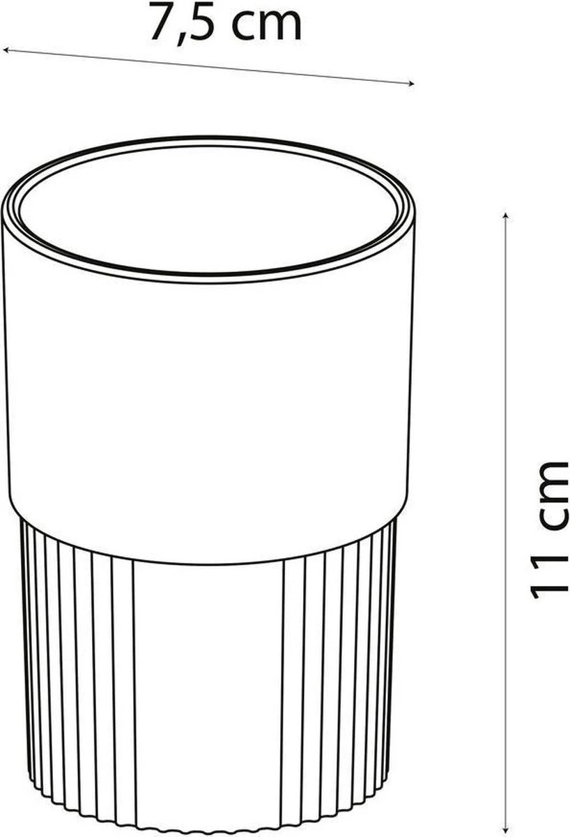 Sealskin Brave Tandenborstelbeker Vrijstaand - Zwart - Afbeelding 8