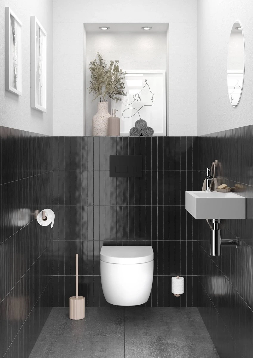 Saqu Casa - Wastafelkraan - Fonteinkraan Voor Het Toilet - Chroom - Koudwaterkraan - Afbeelding 7