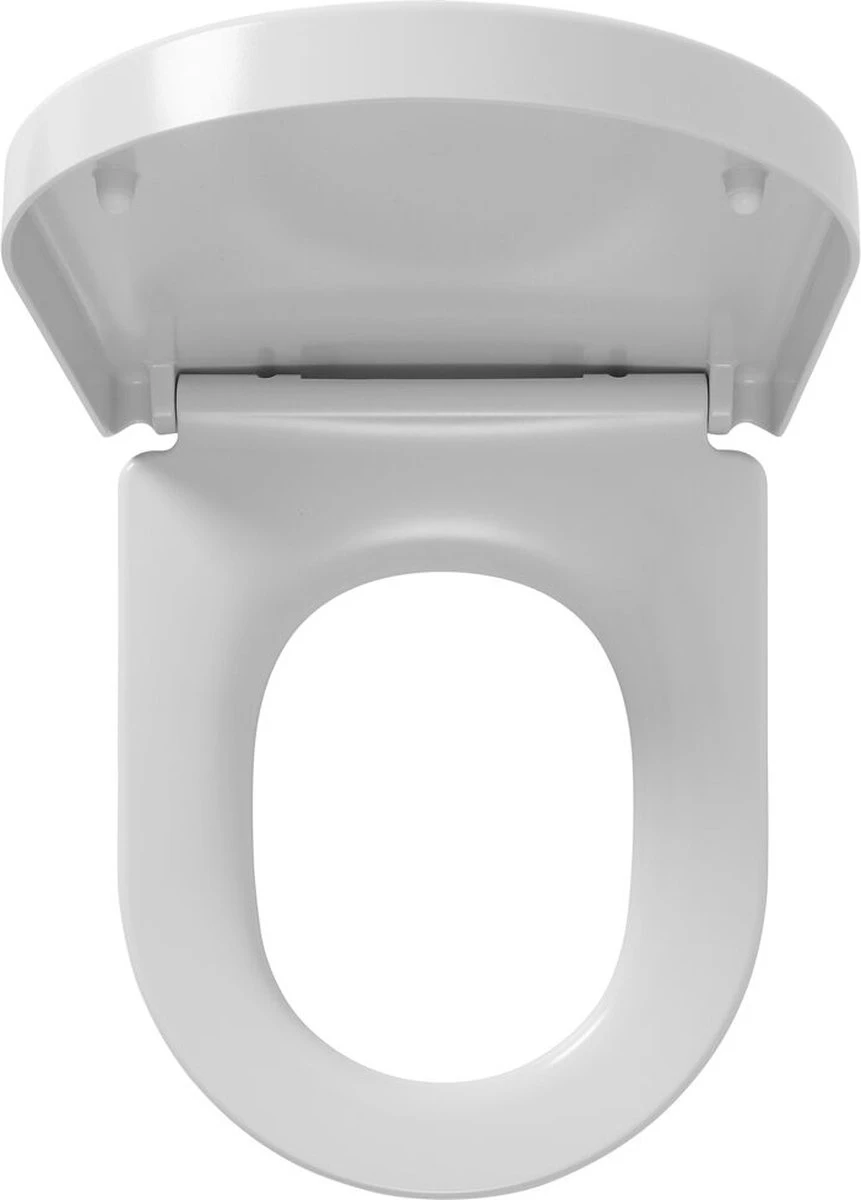 Tiger Memphis - Toiletbril Met Deksel - WC Bril - Duroplast Wit - Afbeelding 2