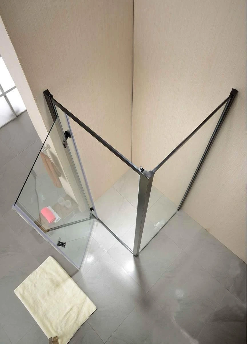 Vips Douchecabine 90 X 90 Met Zwart Aluminium Profiel - CE Gekeurd Veiligheidsglas Met NANO Coating - Vierkant - Afbeelding 5