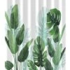 Loti Living Douchegordijn Anti Schimmel – Strelitzia - Inclusief Ringen – Waterdicht - Polyester - Douchegordijn 120x200 Cm