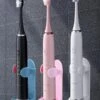 Tandenborstelhouder - Houder Elektrische Tandenborstel - Kleur Zwart - Zonder Boren - Geschikt Voor Oral B Toothbrush - Zelfklevend Hangende Houder