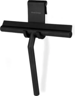 Vivid Green Siliconen Douchewisser Met Ophangsysteem – Raamwisser – Trekker Douche - Badkamer Accesoires – Wisser - Zwart