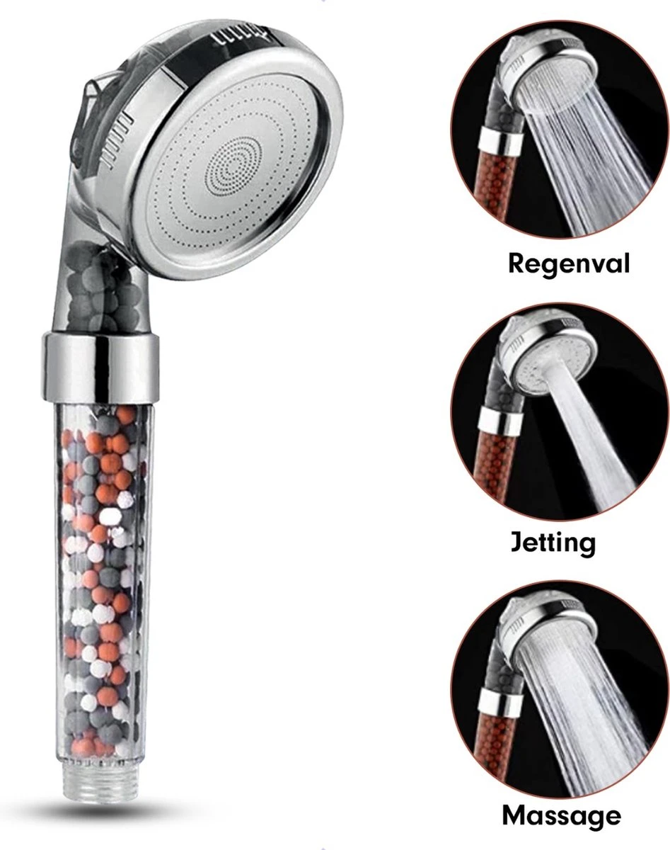 Imperatoris | Ionische Douchekop - Waterbesparend – Met Hoge Druk En Filter – Regendouche - Afbeelding 8