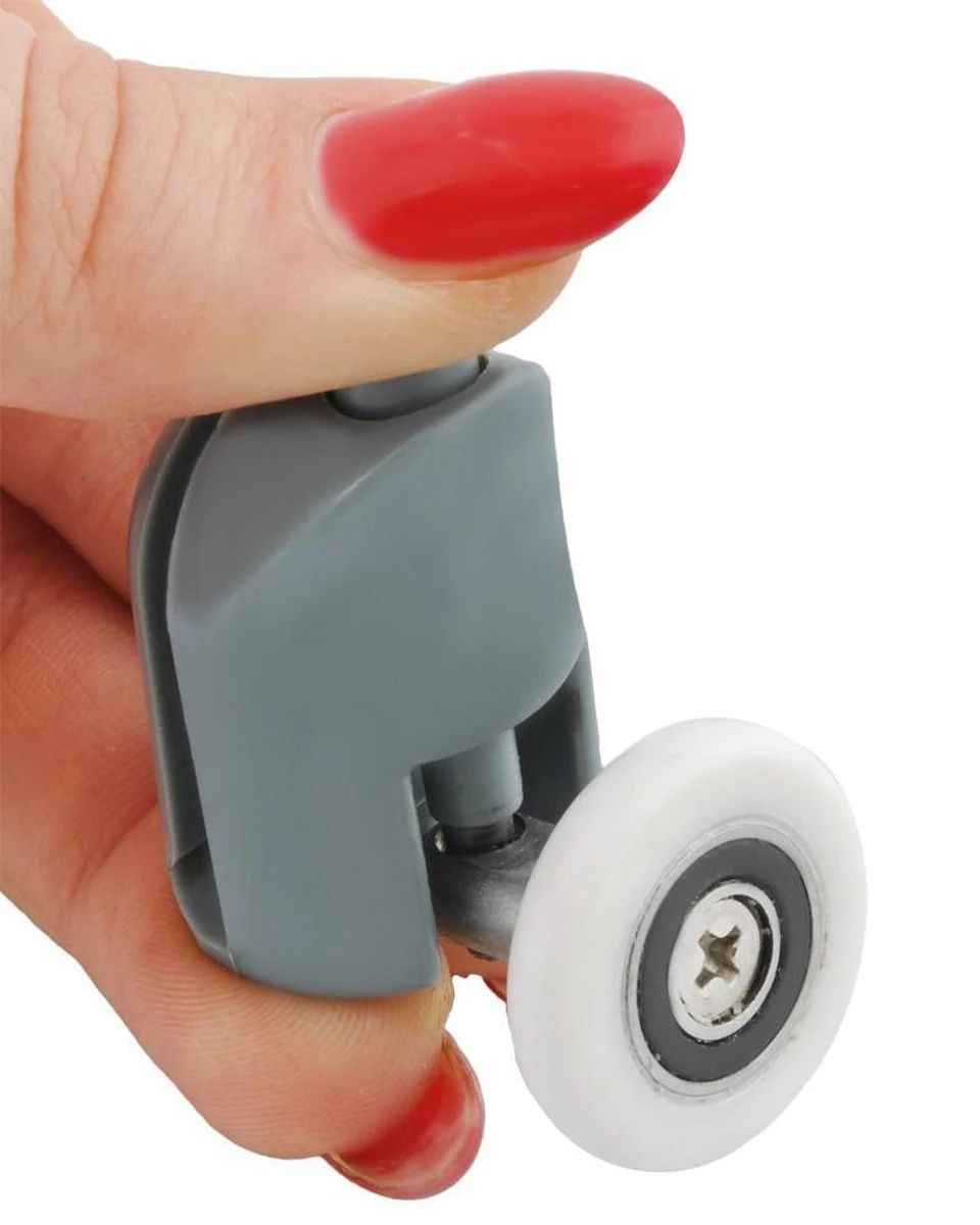Reserve Wieltjes Voor Douchedeur – Douche Deur Rollers – Wielen Douchedeur – Loopwielen – Katrollen – Set Van 4 Onder En 4 Boven - Afbeelding 3