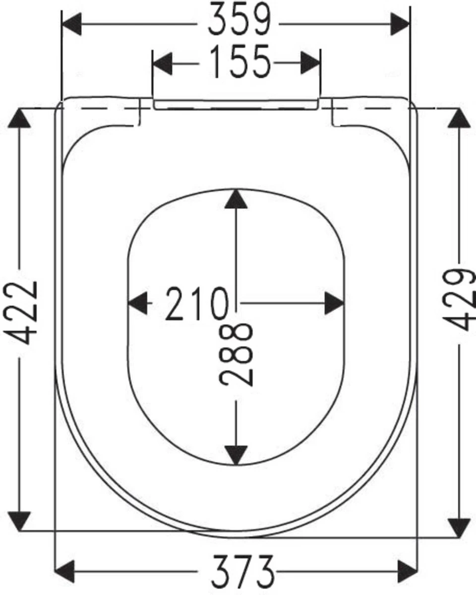 V&B Omnia Architectura Closetzitting Wit - Afbeelding 3