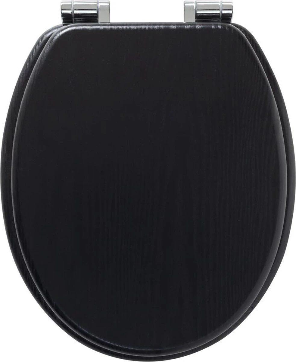 Tiger Blackwash - Toiletbril - WC Bril - MDF - Zwart - Afbeelding 4